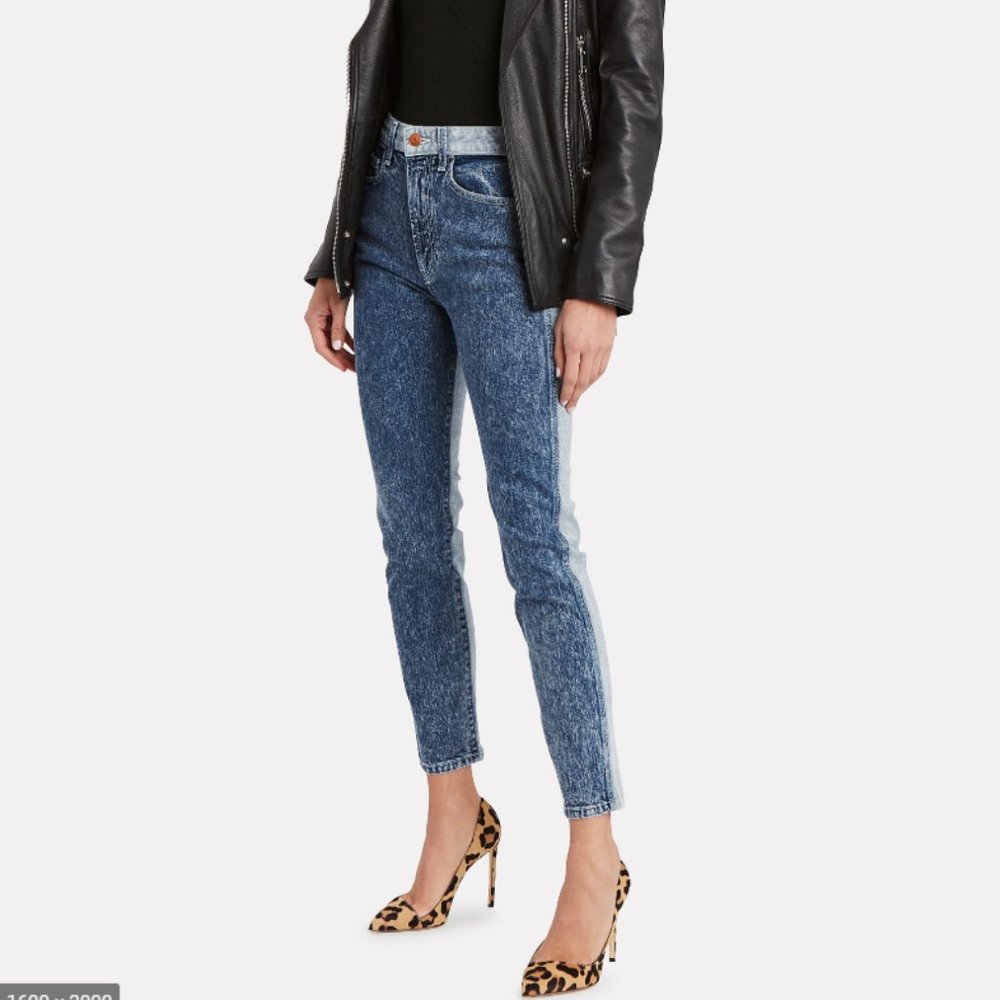 JORDACHE Acid Wash Skinny Jeans Size: 24